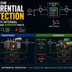 ⚡ How Differential Protection Detects Internal Transformer and Generator Faults