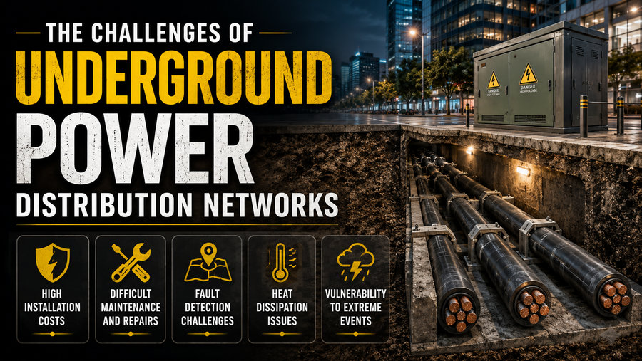 The Challenges of Underground Power Distribution Networks