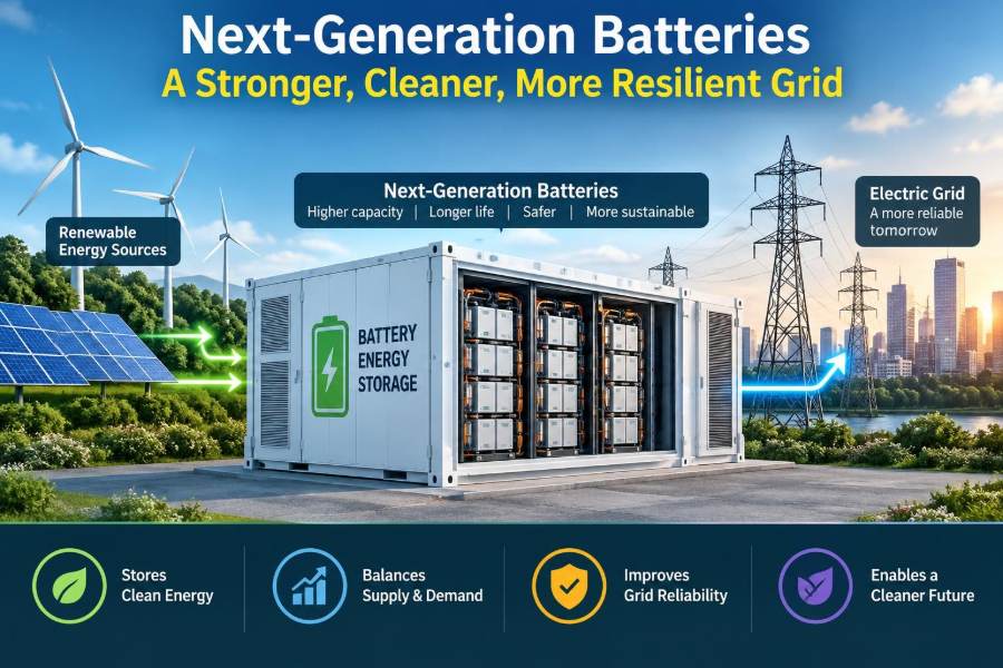 🔋 Breakthrough in Energy Storage: How Next-Generation Batteries Could Reshape the Electric Grid