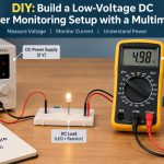 ⚡ DIY: Build a Low-Voltage DC Power Monitoring Setup with a Multimeter