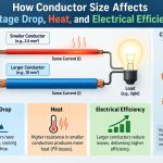 🔌 How Conductor Size Affects Voltage Drop, Heat, and Electrical Efficiency