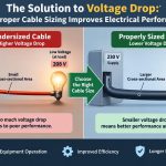 ⚡ The Solution to Voltage Drop: How Proper Cable Sizing Improves Electrical Performance