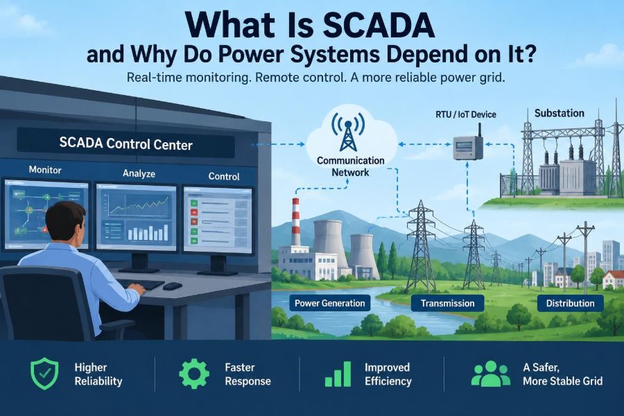 🛰️ What Is SCADA and Why Do Power Systems Depend on It?