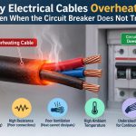 🔥 Why Electrical Cables Overheat Even When the Circuit Breaker Does Not Trip