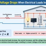 ⚡ Why Voltage Drops When Electrical Loads Increase