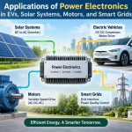 ⚡ Applications of Power Electronics in EVs, Solar Systems, Motors, and Smart Grids