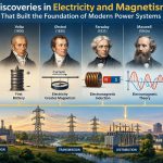 ⚡ Discoveries in Electricity and Magnetism That Built the Foundation of Modern Power Systems