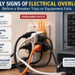 ⚡ Early Signs of Electrical Overload Before a Breaker Trips or Equipment Fails