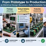 ⚡ From Prototype to Production: How an Electrical Design Becomes a Safe Installable System