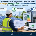 ⚡ How Electrical Engineers Can Earn from Solar Design, Energy Audits, and Technical Services