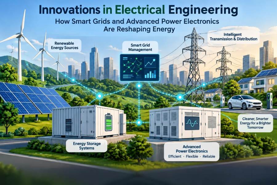 ⚡ Innovations in Electrical Engineering: How Smart Grids and Advanced Power Electronics Are Reshaping Energy