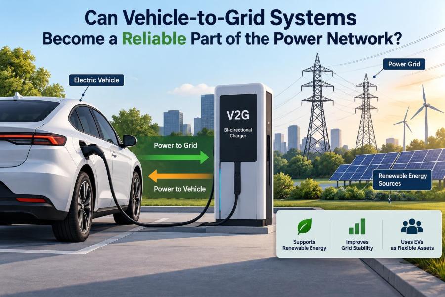 ⚡ Whether Vehicle-to-Grid Systems Can Become a Reliable Part of the Power Network