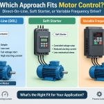 ⚡ Which Approach Fits Motor Control: Direct-On-Line, Soft Starter, or Variable Frequency Drive?